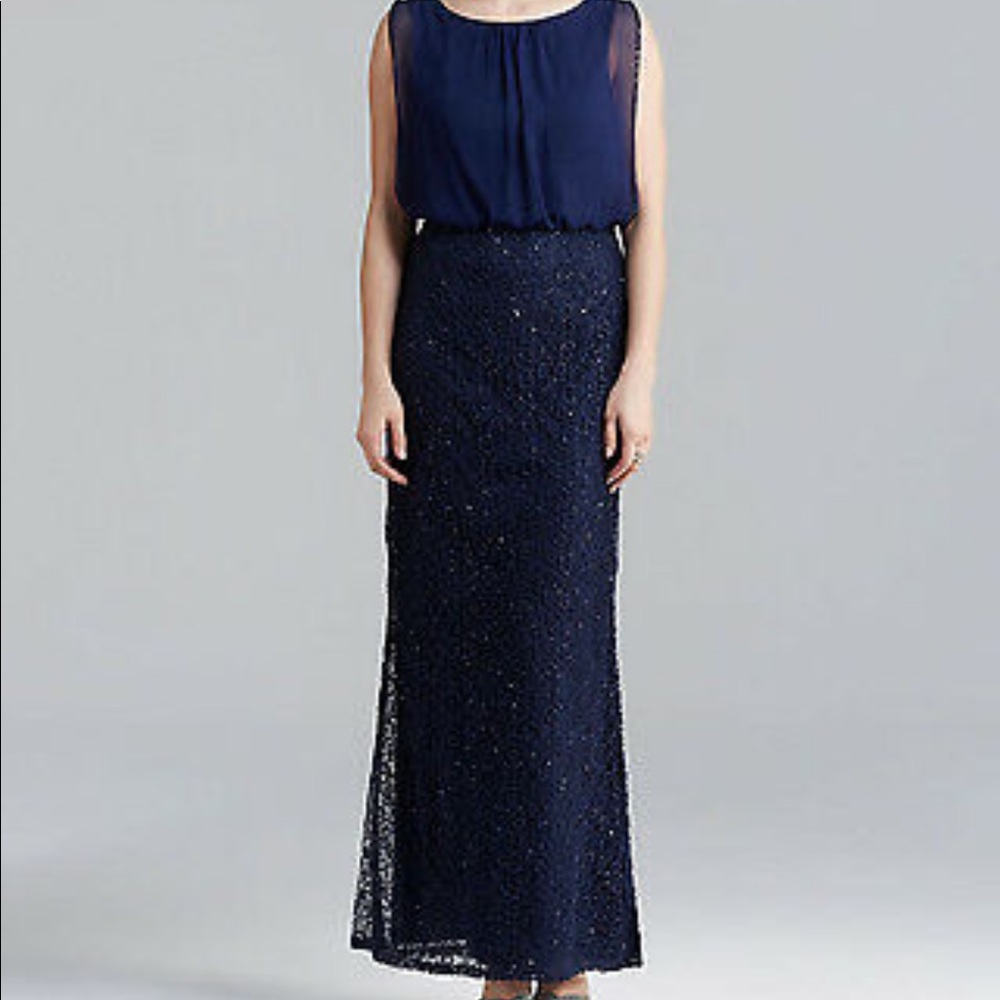Classy Navy Gown by Aidan Mattox